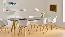 CPH 30 Extendable Table grey lino wb lacquer oak_AAC 22 2.0 white shell wb lacquer oak_Pao Steel Pendant 350 cream white.webp
