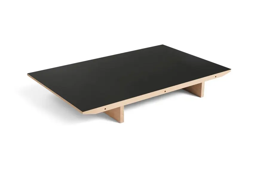 AE842-A555-AR23_CPH 30 Extendable Leaf L50 x W80 black lino tabletop_wb lacquered edge_wb lacquered oak crossbar.webp