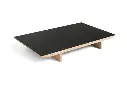 AE842-A555-AR23_CPH 30 Extendable Leaf L50 x W80 black lino tabletop_wb lacquered edge_wb lacquered oak crossbar.webp