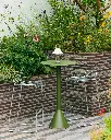 Hee Bar Stool Low H65 hot galvanised_Palissade Cone Table dia60xH105 olive_Mousqueton Portable oyster.webp