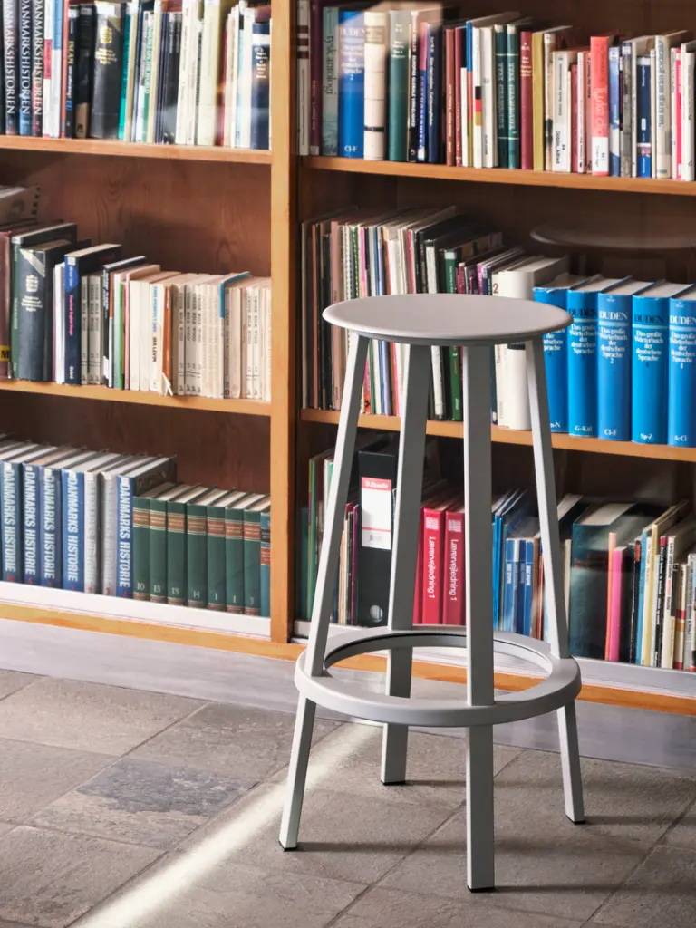 Revolver Bar Stool high sky grey.webp