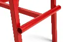 AE437-A406_Taburete 8 Bar Stool H75 wb lacquered oak veneer seat_signal red powder coated base_detail 02.webp