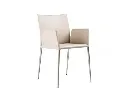 moka-armchair white chrome.webp