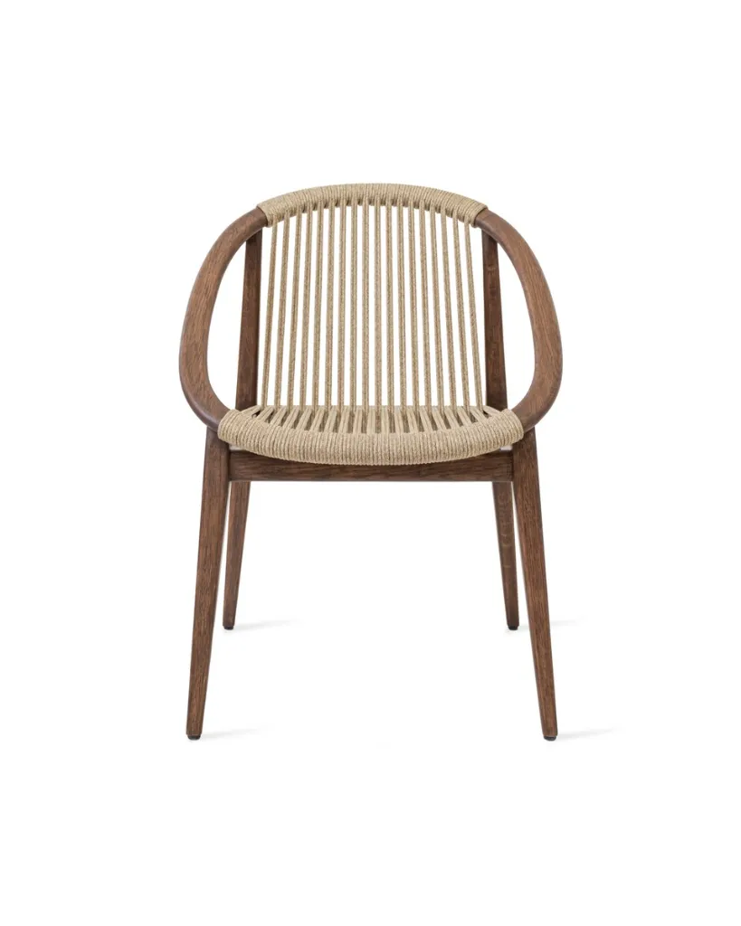 Vincent Sheppard_Norma dining chair_dark oak sand_Front_FF.webp