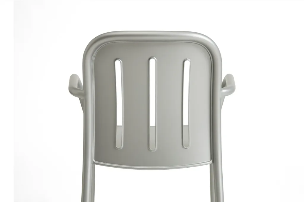 AF631-F651_Deville Armchair silver grey powder coated alu_detail 02.webp