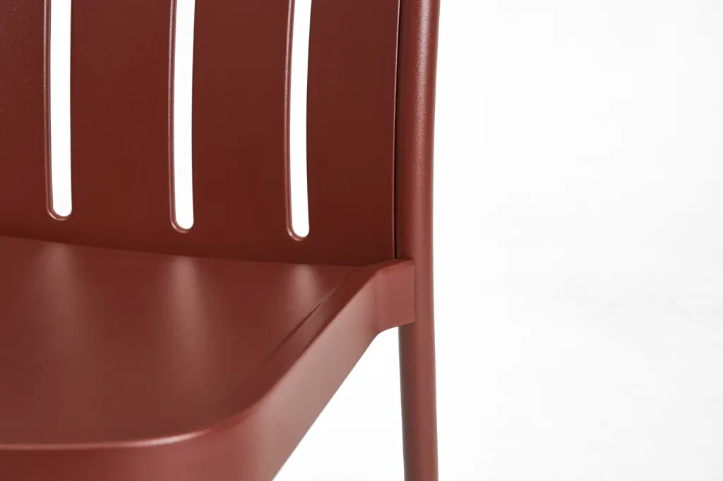 AF630-F652_Deville Chair iron red powder coated alu_detail.webp
