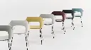 Layout Armchair 211 chromed steel base family 05.webp