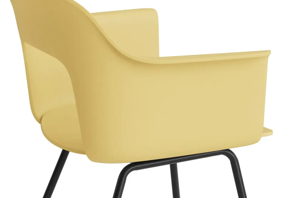 AF250-F333-AA51-01UF_Layout Armchair 211_black steel 4 leg base_biscotti shell_detail.webp