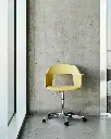 Layout Armchair 243 Relate 431 Biscotti shell polished alu swivel base.webp