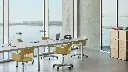 Layout Armchair 243 Relate 431 Biscotti shell polished base_Annex Table Overhang alu frame cotton cream tabletop_New Order comb 304 wood.webp