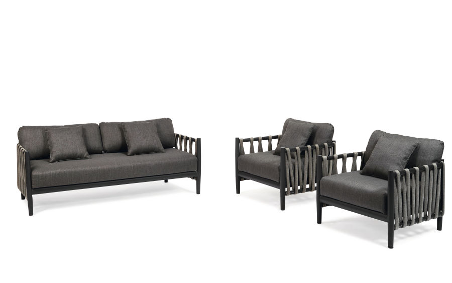 Diphano Switch Rope Lounge Set 4,5 seater (met Beschermhoes)