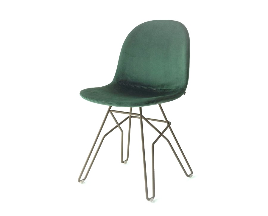Connubia Academy stoel velours CB1664 (Grijs, Forest Green)