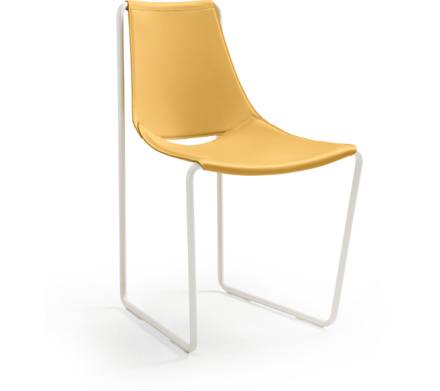 MIDJ Apelle stoel (Brown, Leder Zwart)