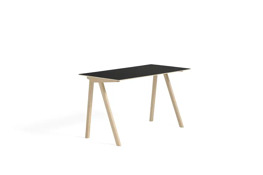 HAY CPH 90 Desk 130x65 natural oak (Black linoleum)