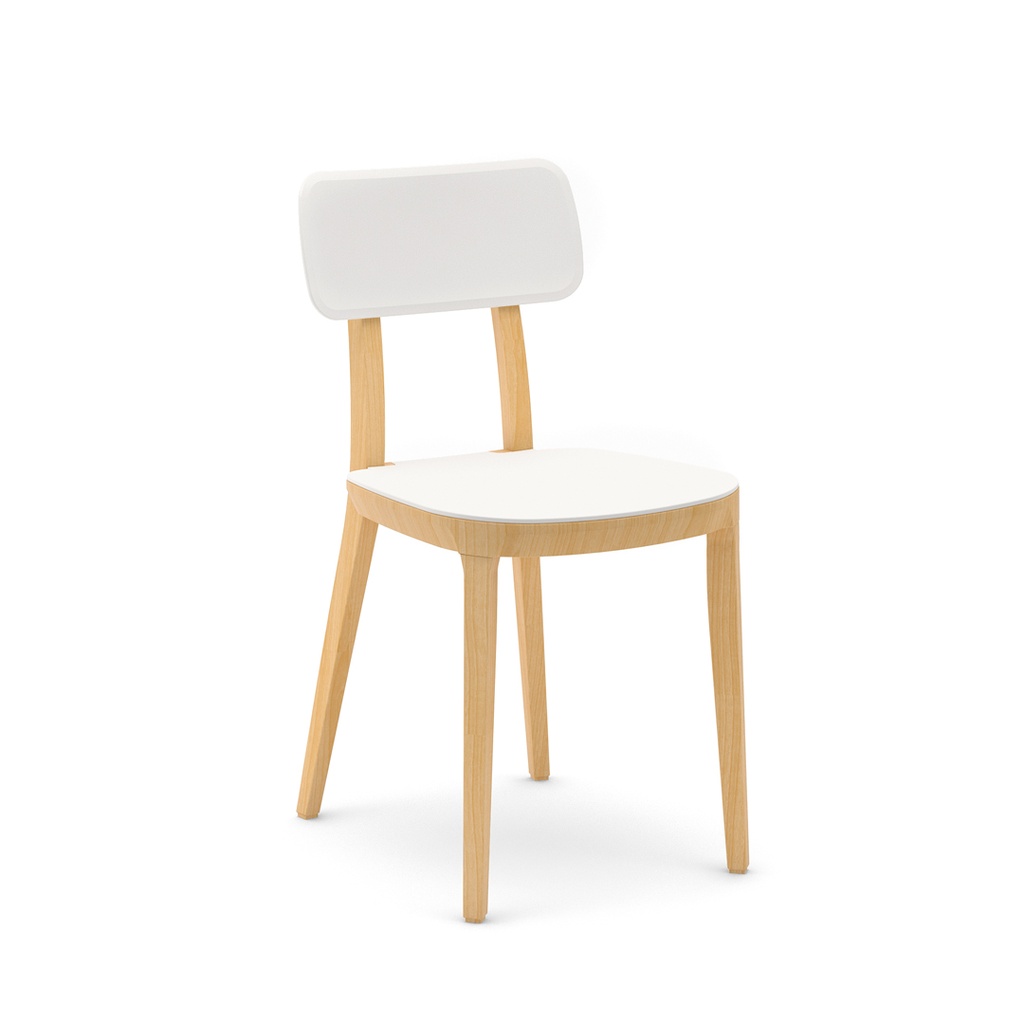 Infiniti Porta Venezia chair (Zwart, Beuk Naturel)