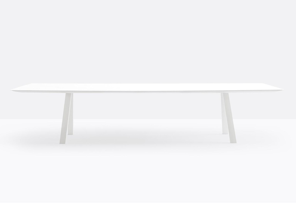 Pedrali Arki Tafel Outdoor (200x100, Wit + Wit + Wit)