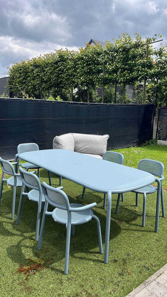 Fatboy Toni set - Tablo + 8 stoelen