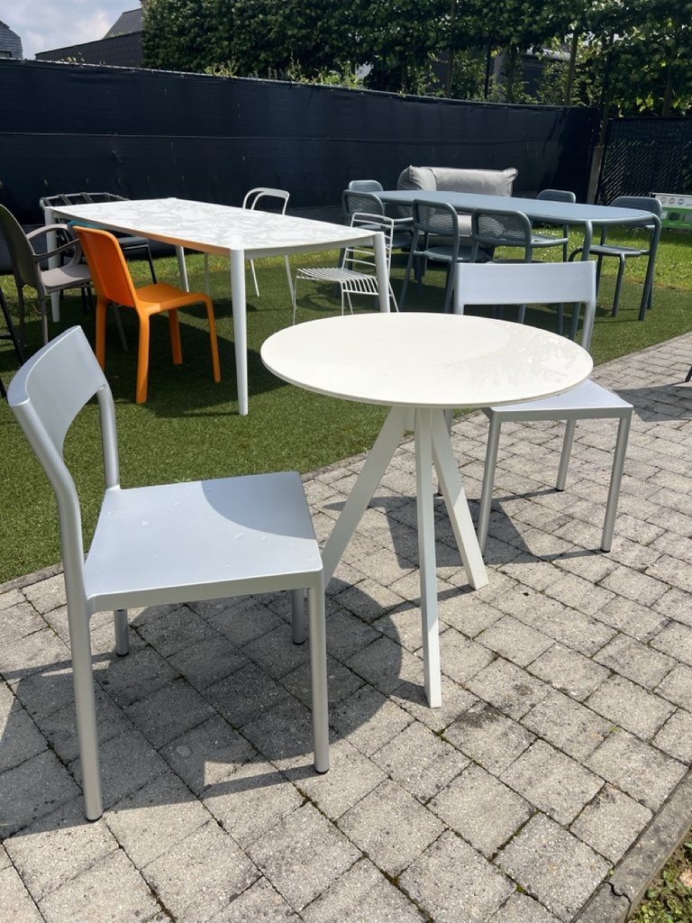 Stoel Hay Type chair silver grey (2x)