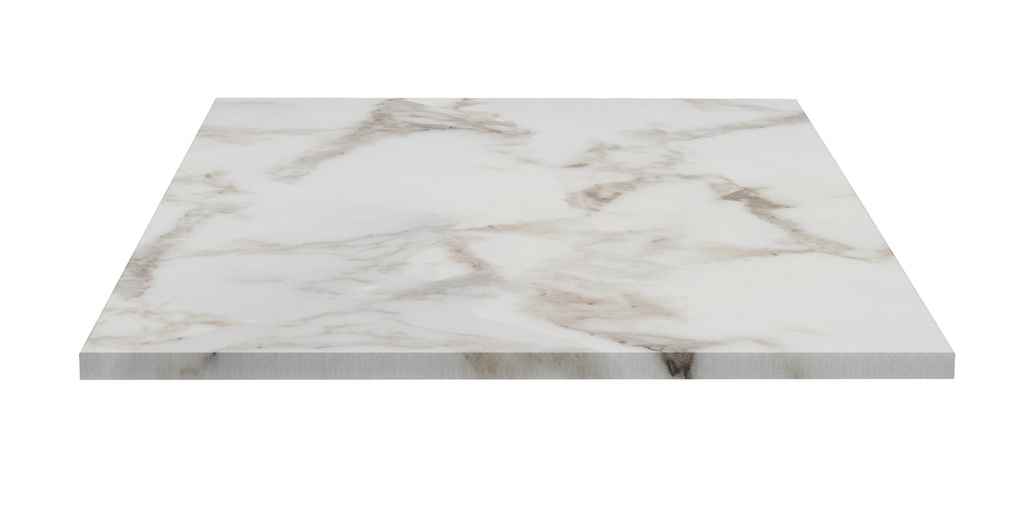 Basic Pro table top laminate Marble white OF253 BST - 120x80