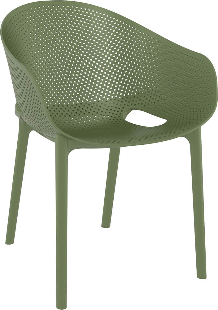 Basic Pro Sky armchair olive