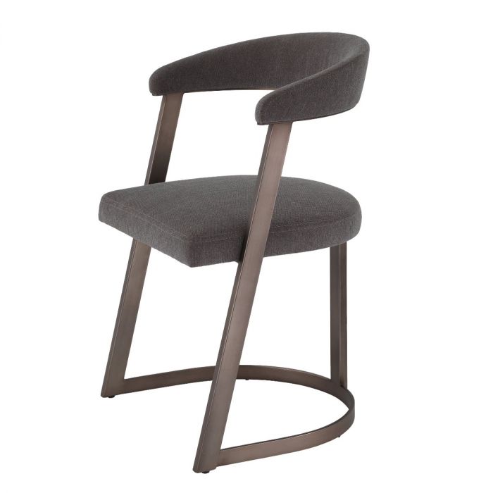 Eichholtz Dexter Dining Chair - Bronze abrasia grey brown
