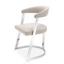 Eichholtz Dexter Dining Chair -Nickel Panama natural