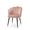 Eichholtz Bristol Dining Chair - Savona nude velvet