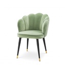 Eichholtz Bristol Dining Chair - Savona Pistache green velvet