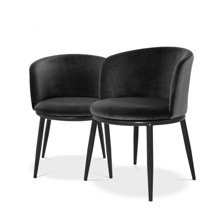 Eichholtz Filemore Dining Chair - cameron black