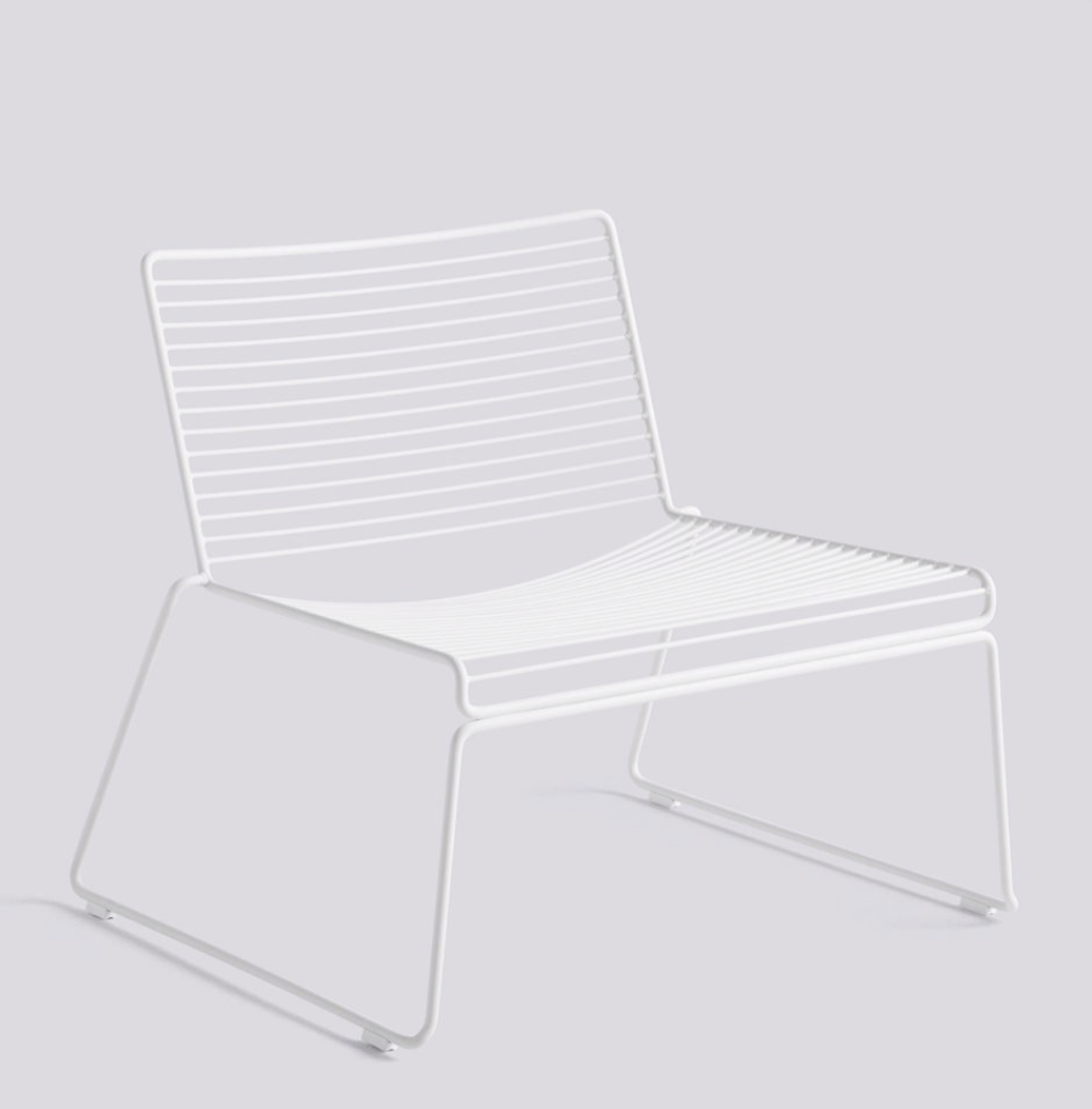 HAY HEE Lounge chair - wit gelakt