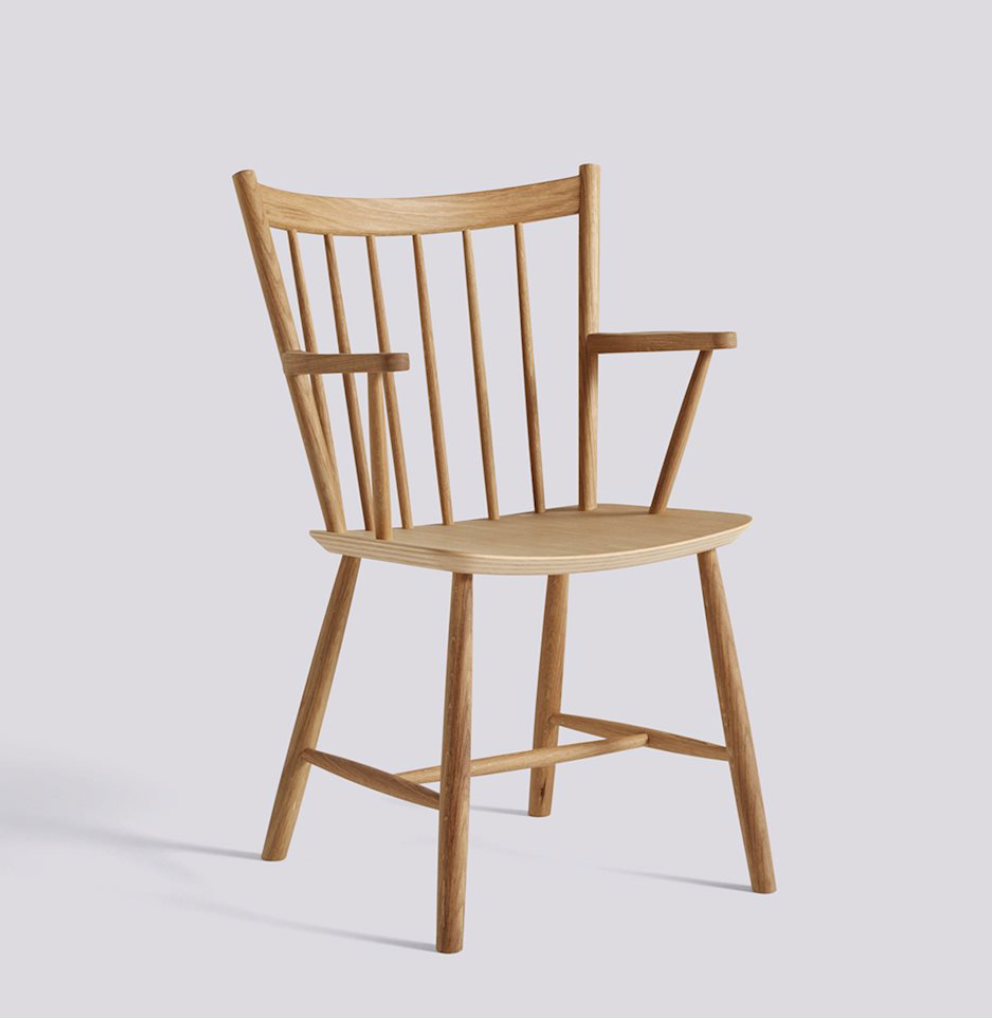 HAY J42 met armleuningen Eik geolied