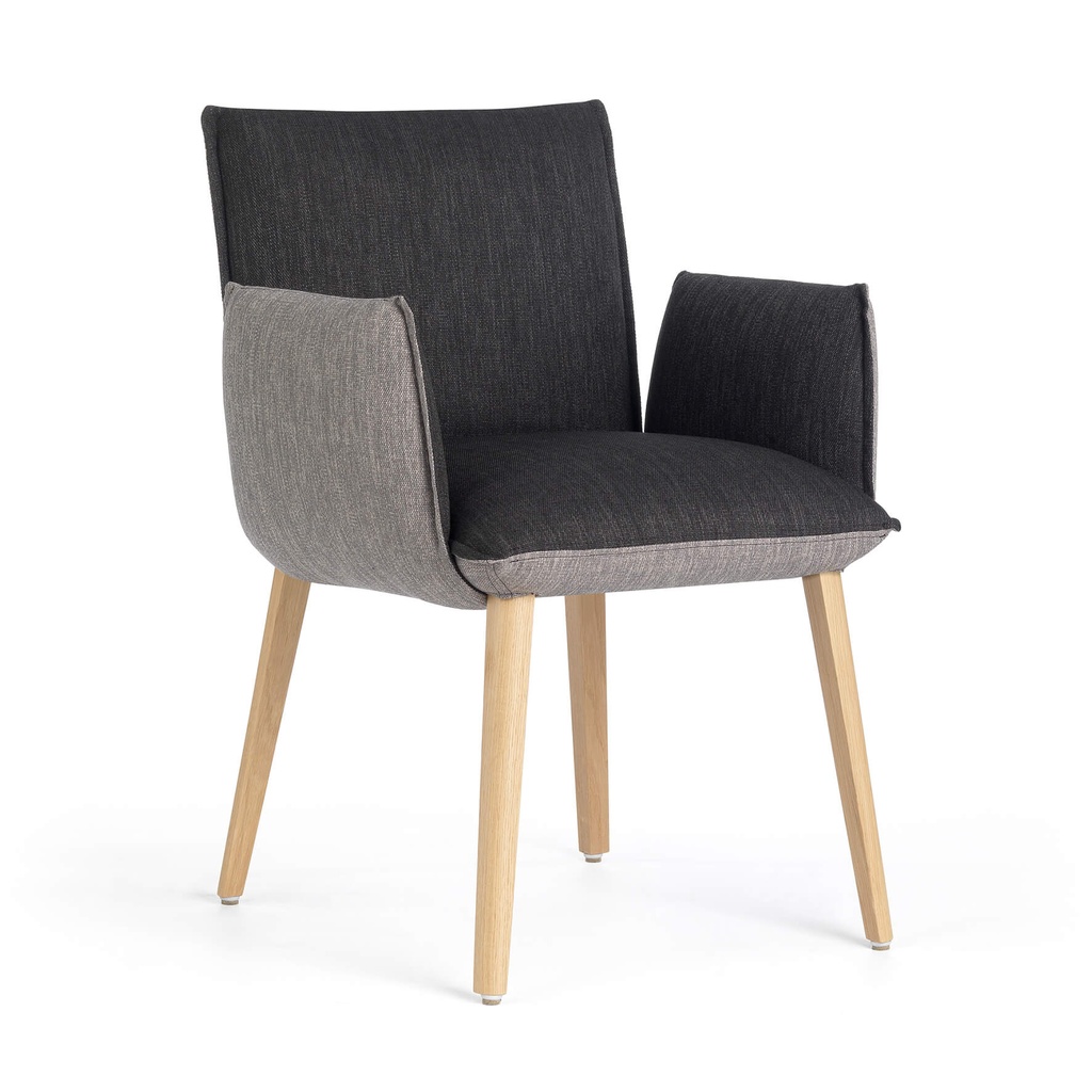 Mobitec Soft with armrests (Turquoise, Antraciet, Chêne Naturel E17)