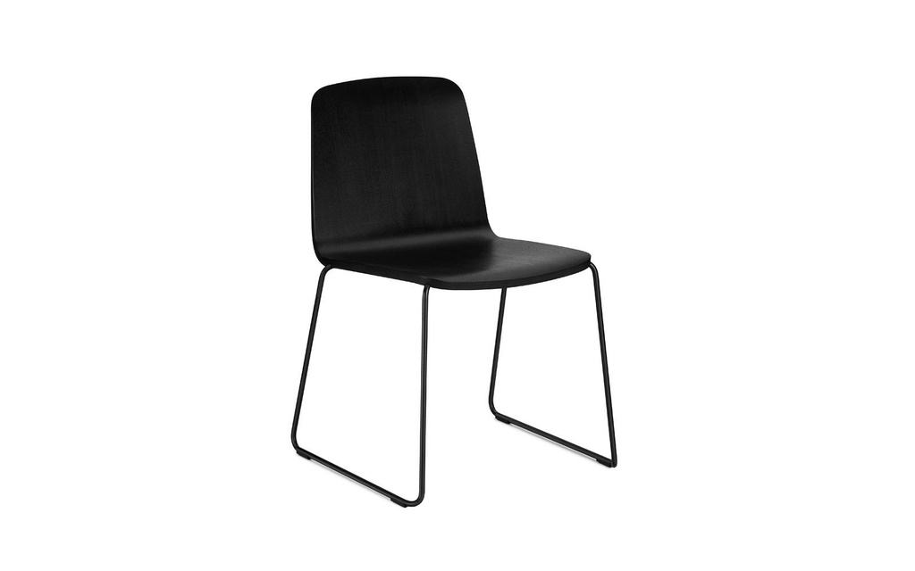 Normann Copenhagen Just Chair (Black Oak, Chroom)