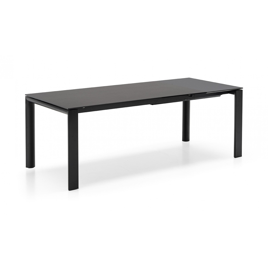 Connubia Dorian metal + ceramic (130 (180-230)x90, Mélaminé Beton gris P18W, Lava P38M)
