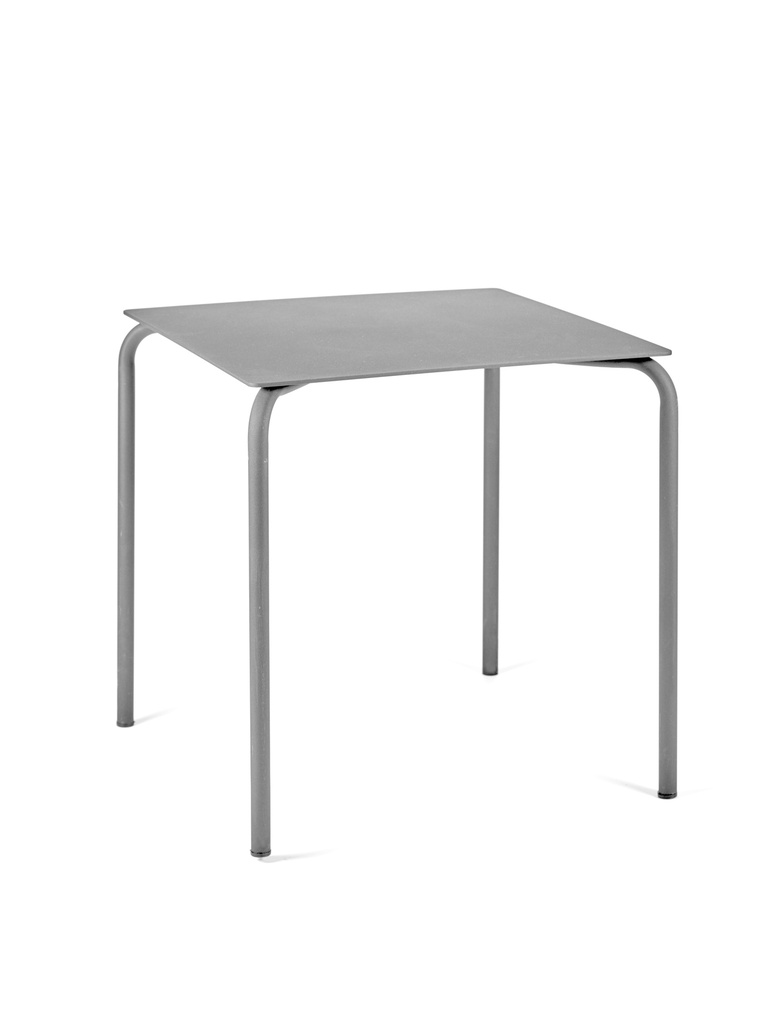 Serax August tafel alu 65x65 H74 (Eucalyptus Groen)