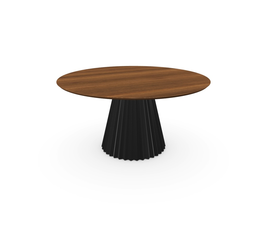 MIDJ Plissé wood (150, Wit, Es fineer Natural)