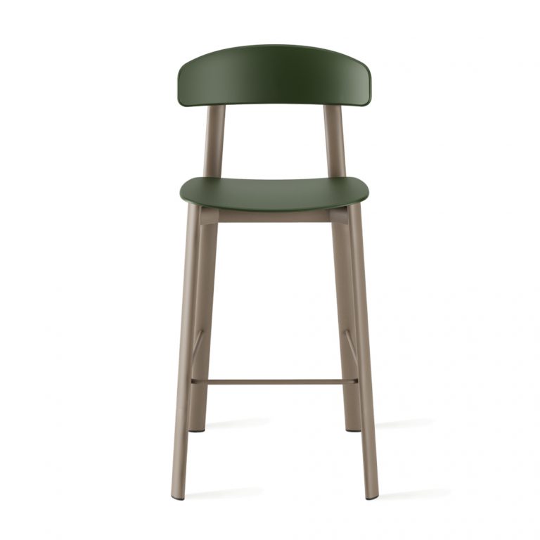 Infiniti Feluca pop barkruk (Zwart, Wit, H65)