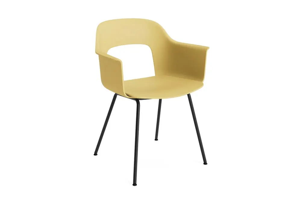 HAY Layout Armchair 211 (Biscotti, Chroom, Standaard glijders)