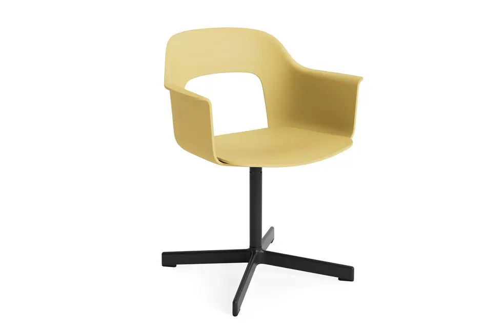 HAY Layout Armchair 231 (Biscotti, Black, Patins standard)