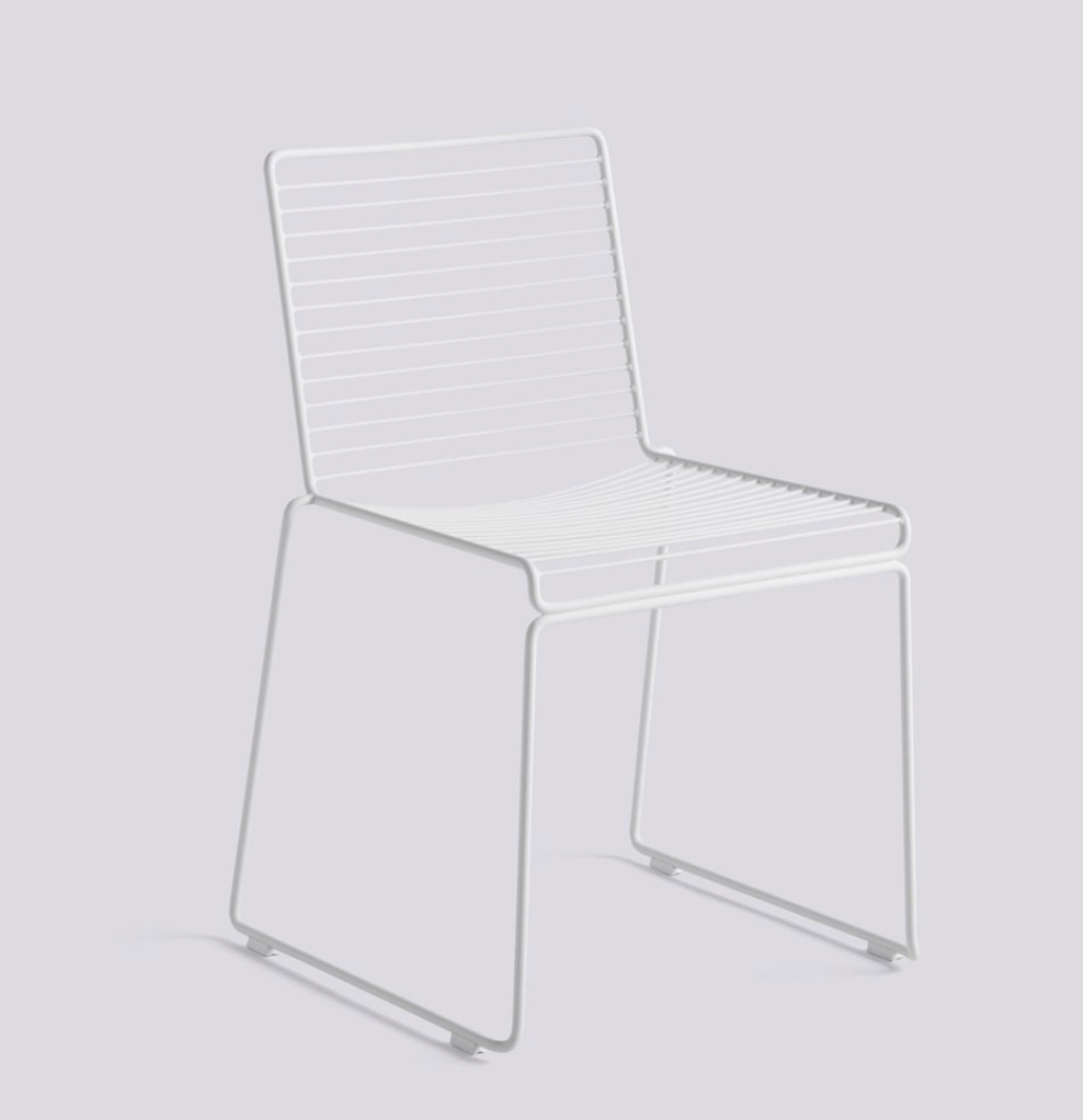 HAY HEE Dining chair - wit gelakt