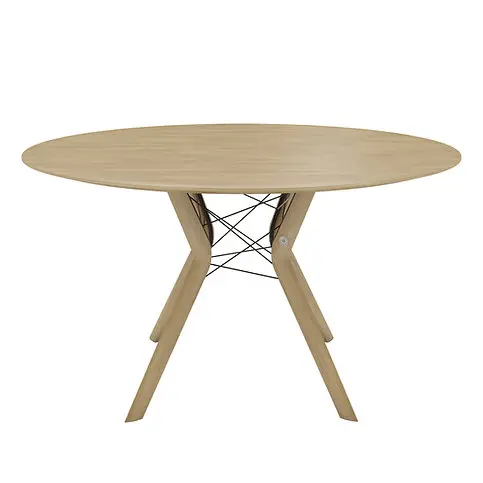 Mobitec Eclipse Round Oak (dia 110, Eik Tabak Mat Gelakt E23, Black A01)