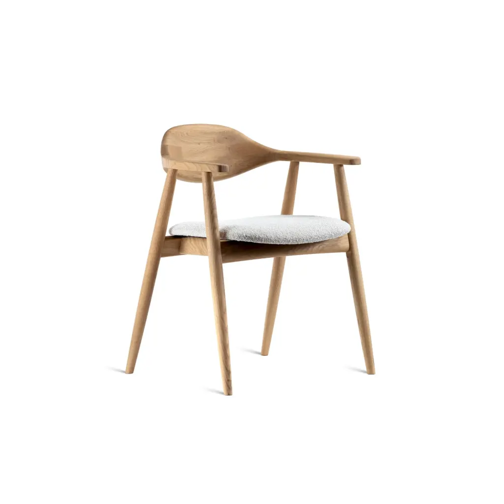 Estetica Solero Eik (Oak Oil Natural, Bouclé ecru)