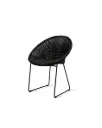 Vincent Sheppard Joe dining chair Black sled base