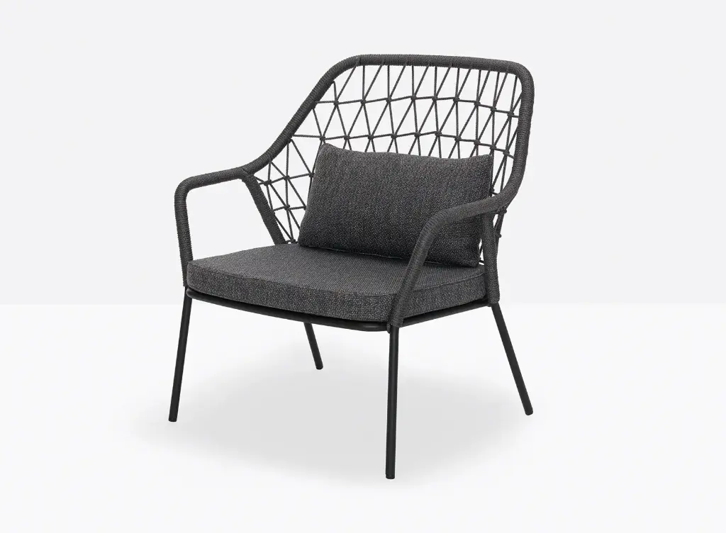 Pedrali Panarea lounge chair (Black NPE)