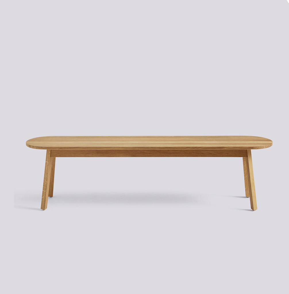 HAY Triangle Leg Bank H46 in massief eik geolied