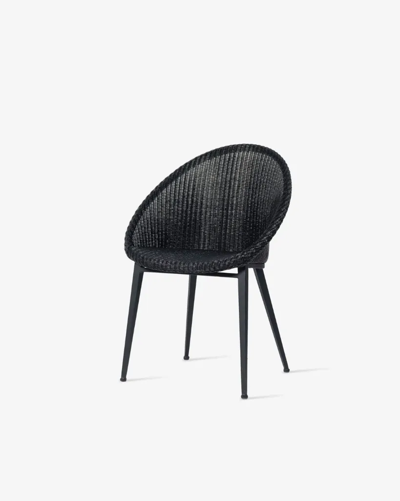 Vincent Sheppard Jack dining chair steel base (Pure White P024)