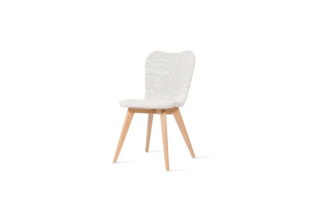 Vincent Sheppard Lily dining chair oak base (Sparkle P033, Natural Oak 0W011)